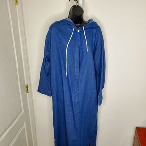 New Long denim duster